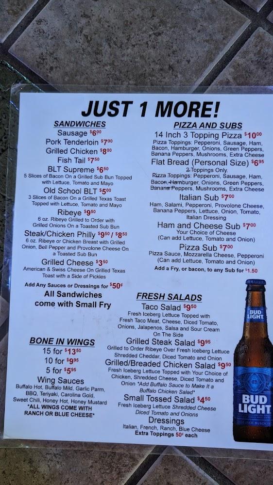 Just One More Menu image 1